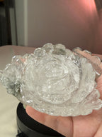 Garden Quartz Rose Crystal Carving