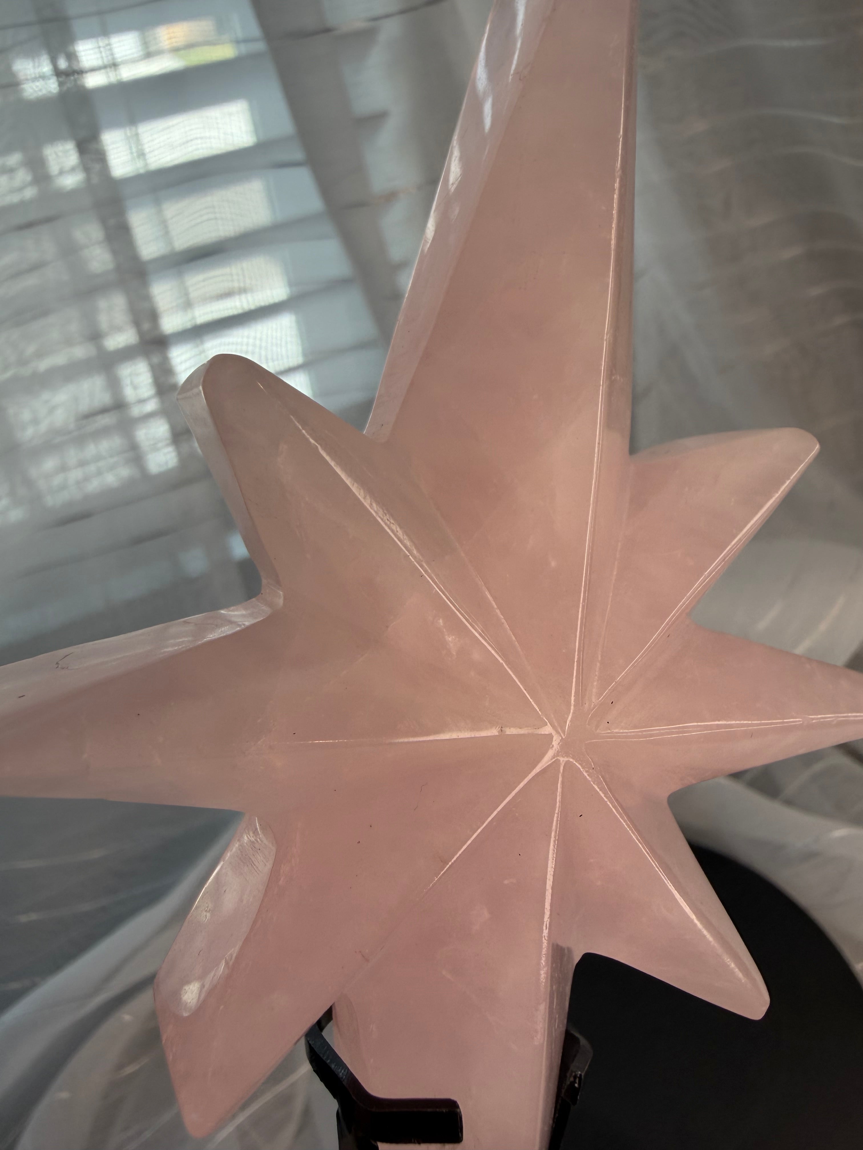 Rose Quartz Crystal North Star