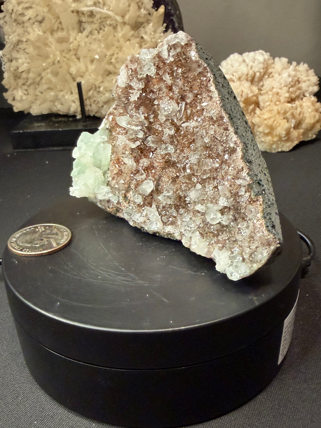 High Quality Green & Red Huelandite Specimen