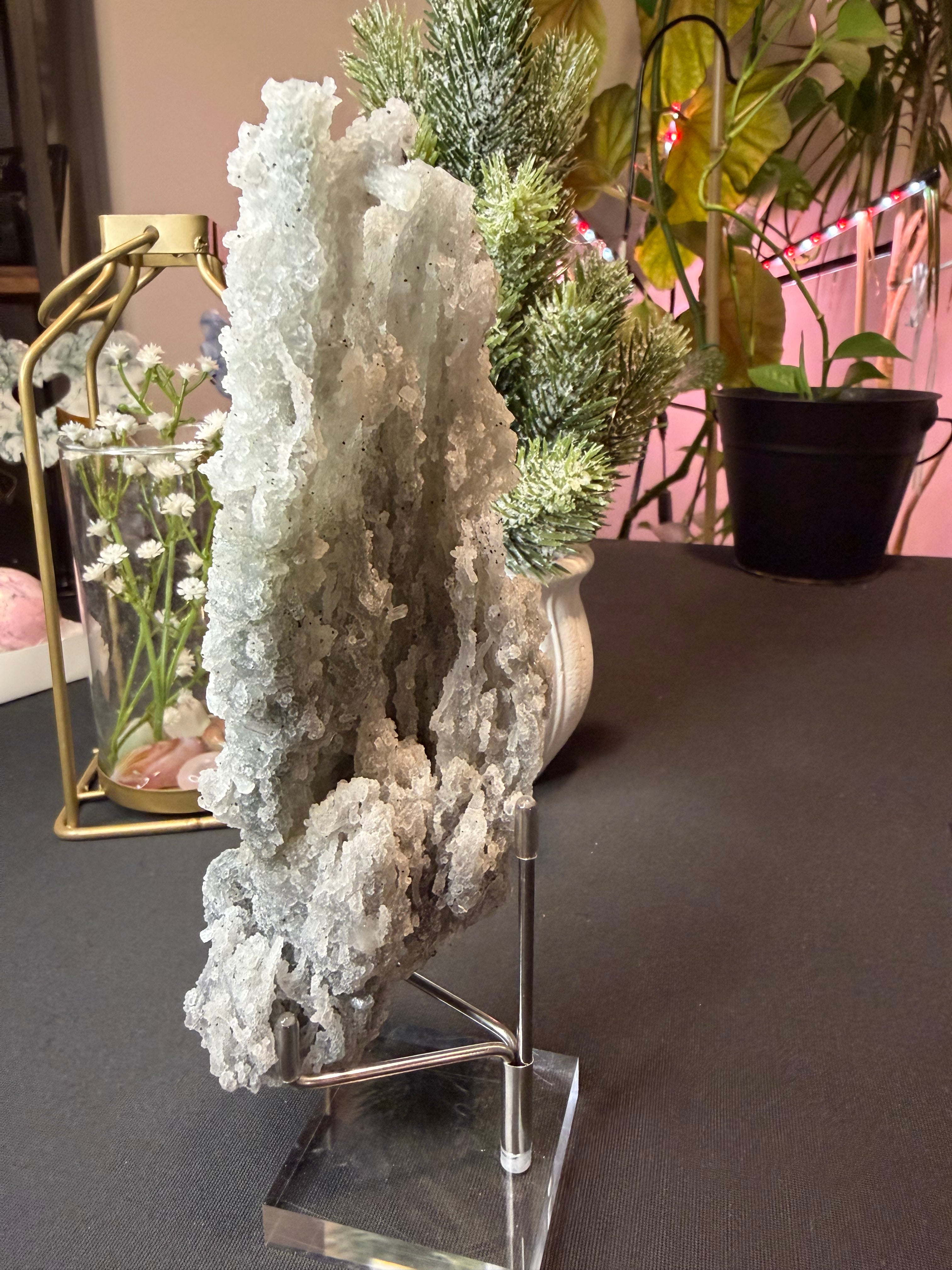 Blue Chalcedony Stalactite
