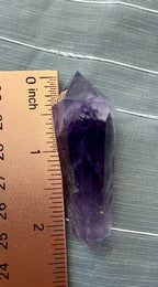 Double Terminated
Phantom Amethyst Crystal Point 2.5" - Polished Quartz