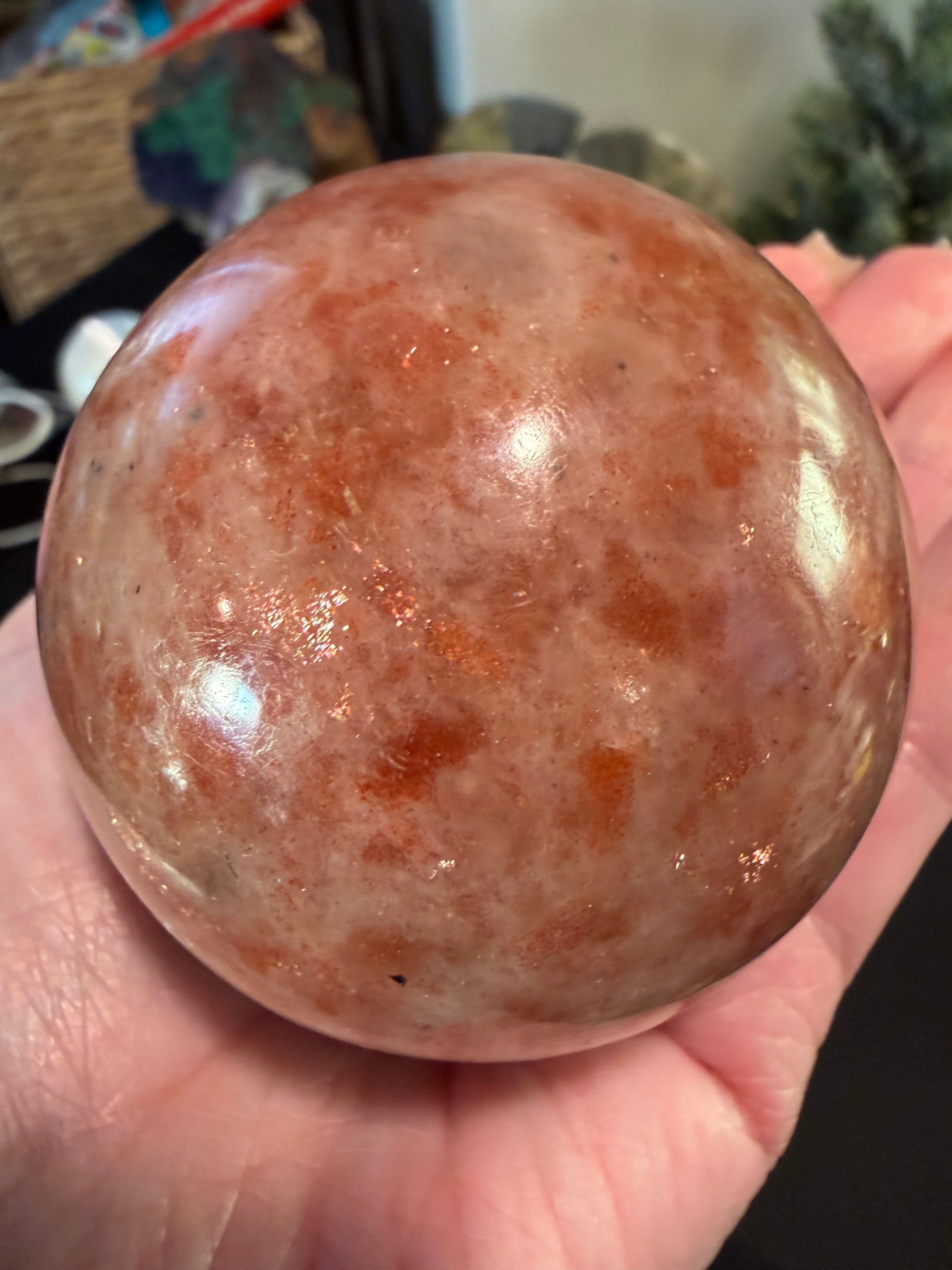 Shimmery Sunstone Sphere