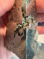 ✨ Natural Peruvian Pyrite Tower/Point – 2.25" Tall, 4.3 oz ✨