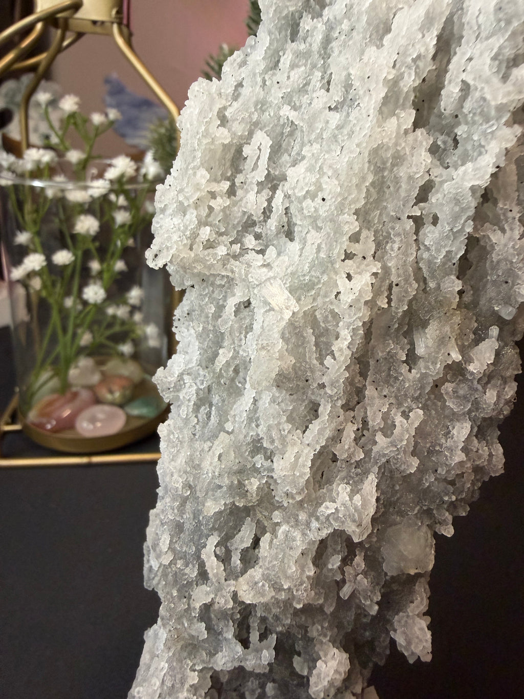 Blue Chalcedony Stalactite