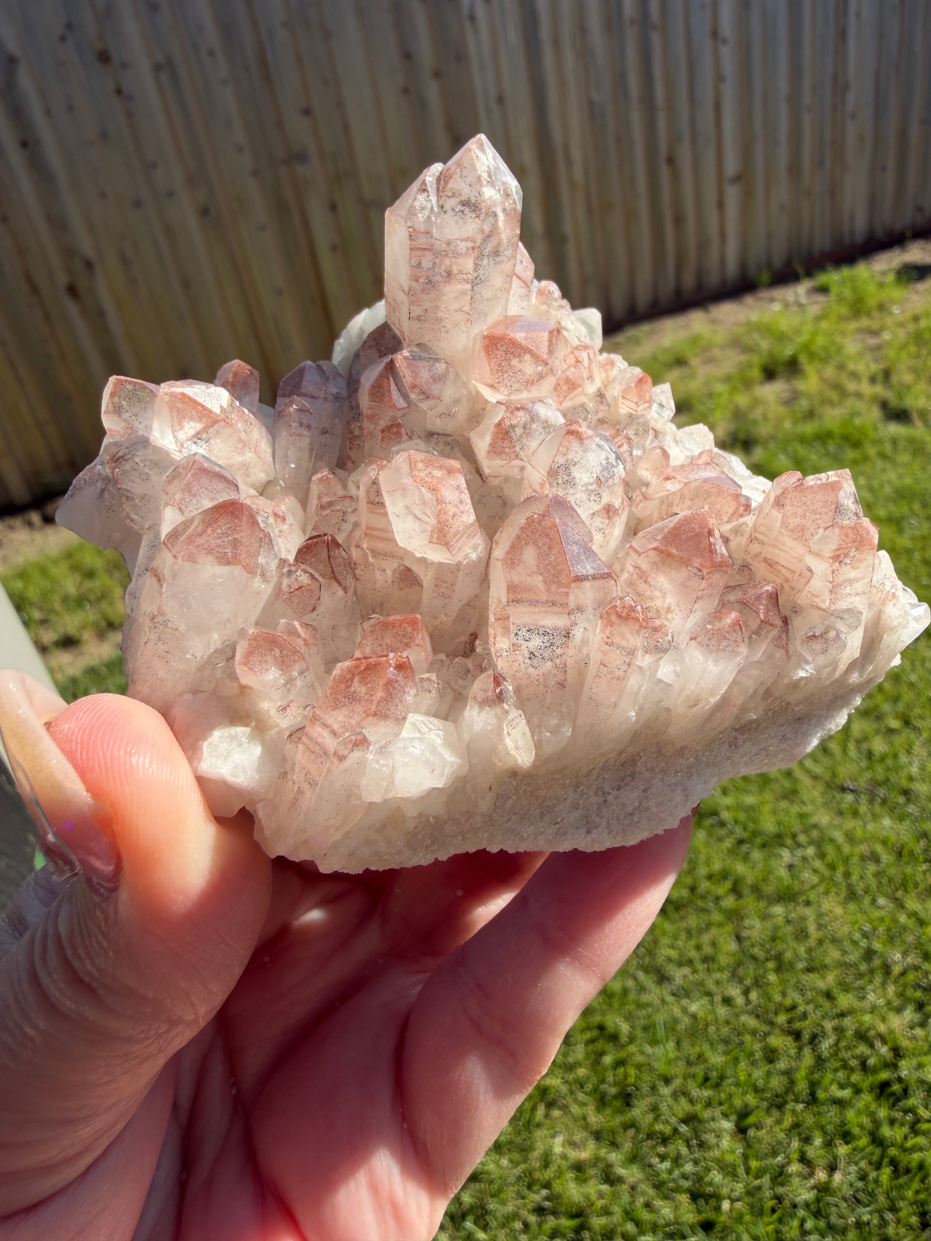 Brazilian Lithium Quartz Crystal Cluster