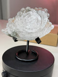 Garden Quartz Rose Crystal Carving