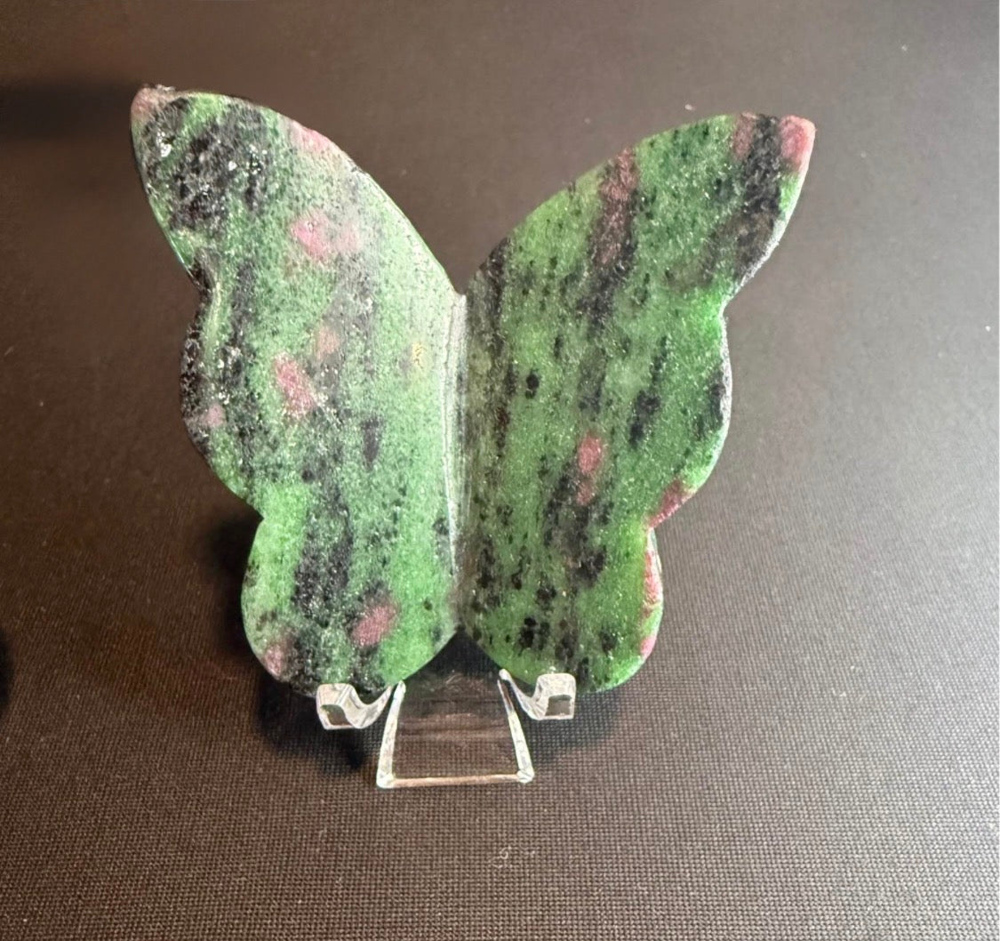 Ruby Zoisite 3D Butterfly