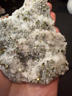 High quality Quartz with Pyrite Specimen