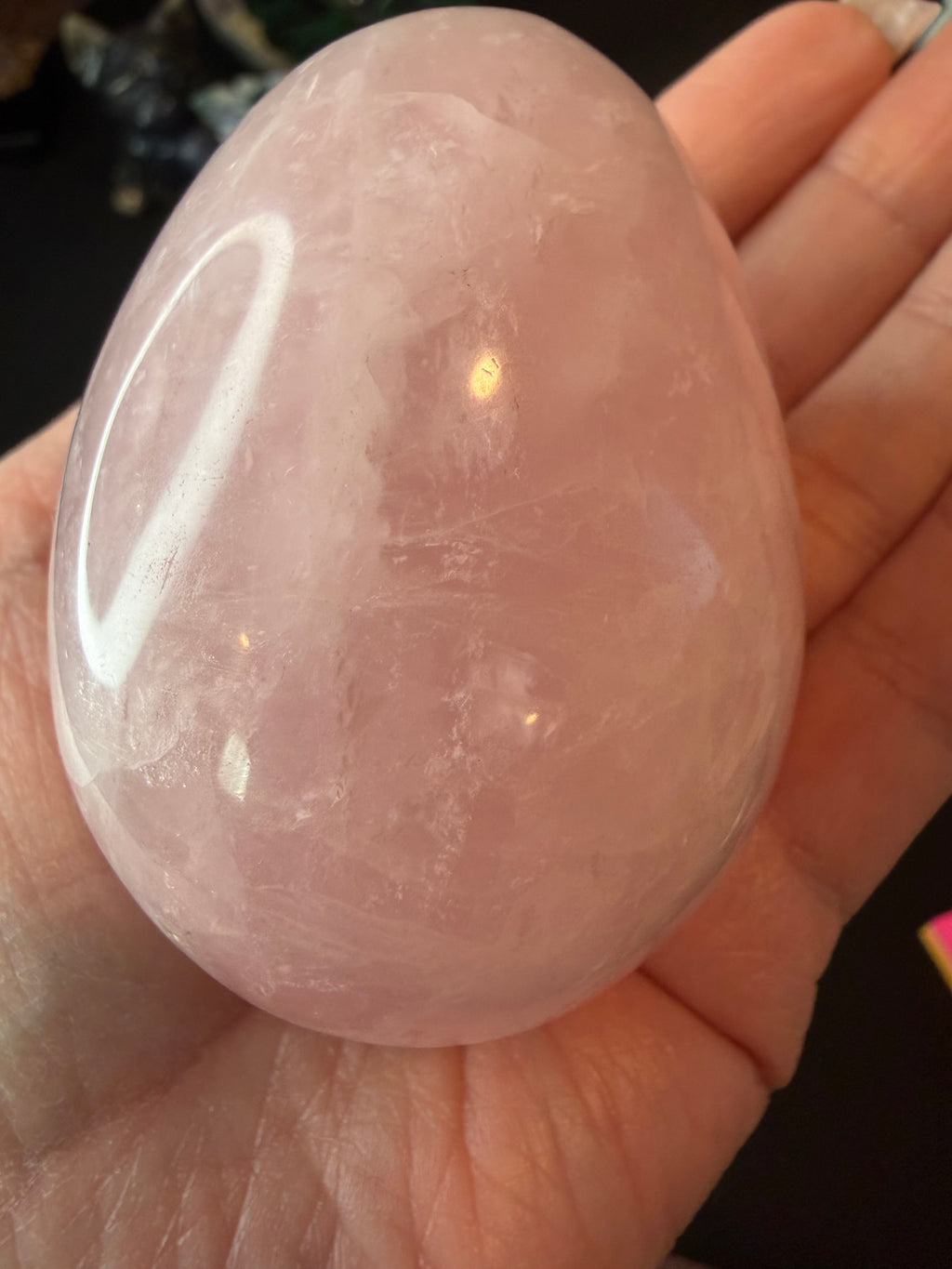 Rose Quartz Crystal Egg