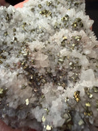 High quality Quartz with Pyrite Specimen