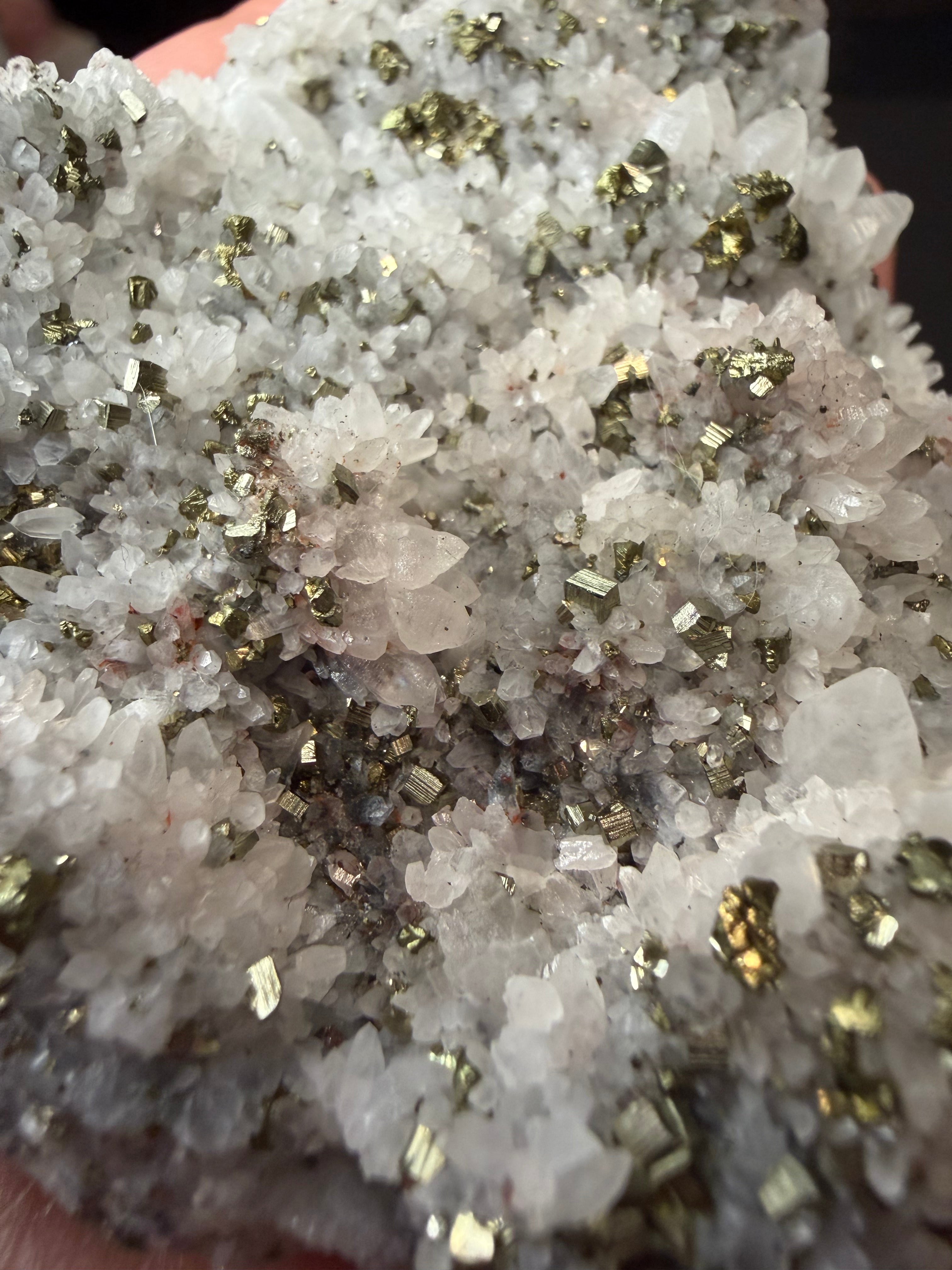 High quality Quartz with Pyrite Specimen