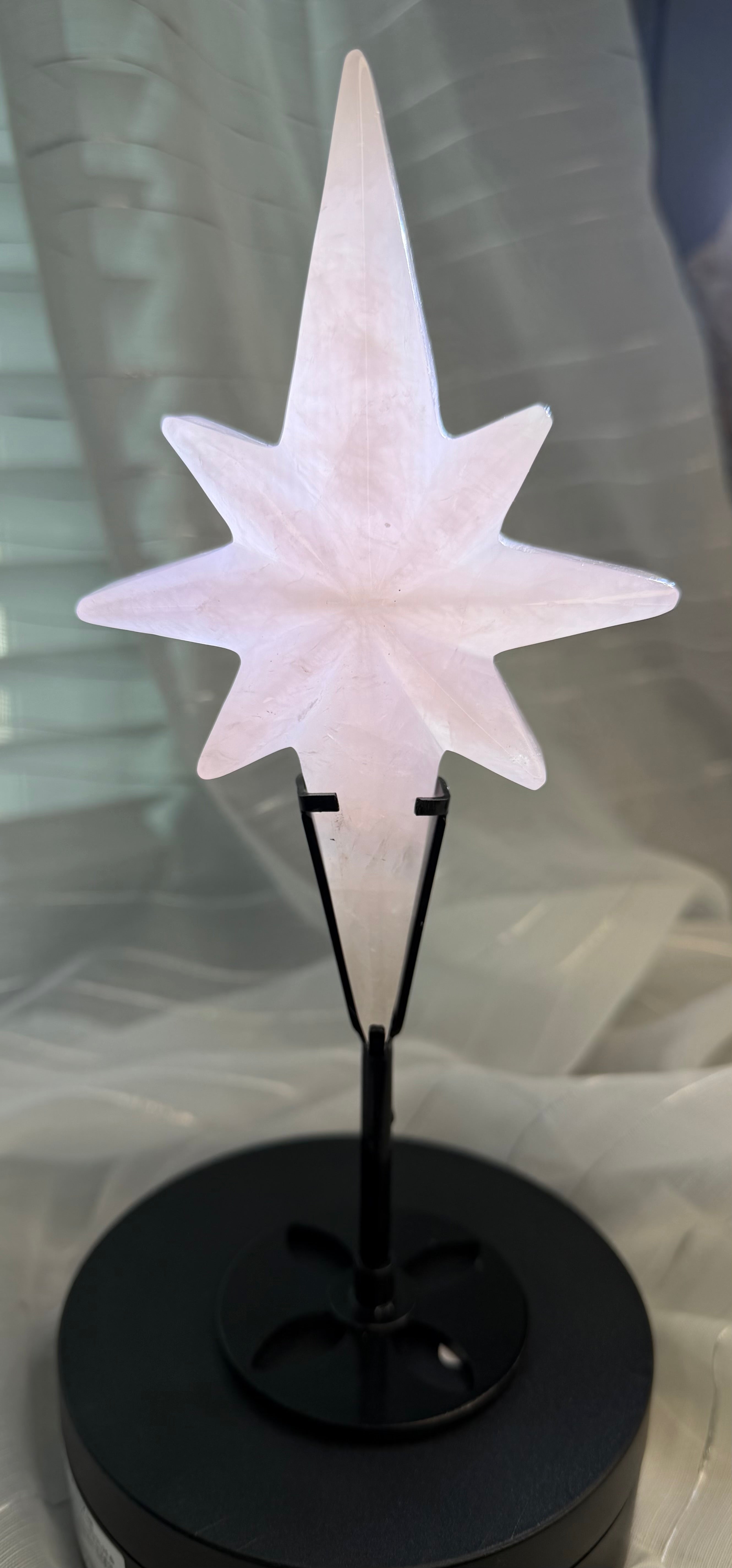 Rose Quartz Crystal North Star