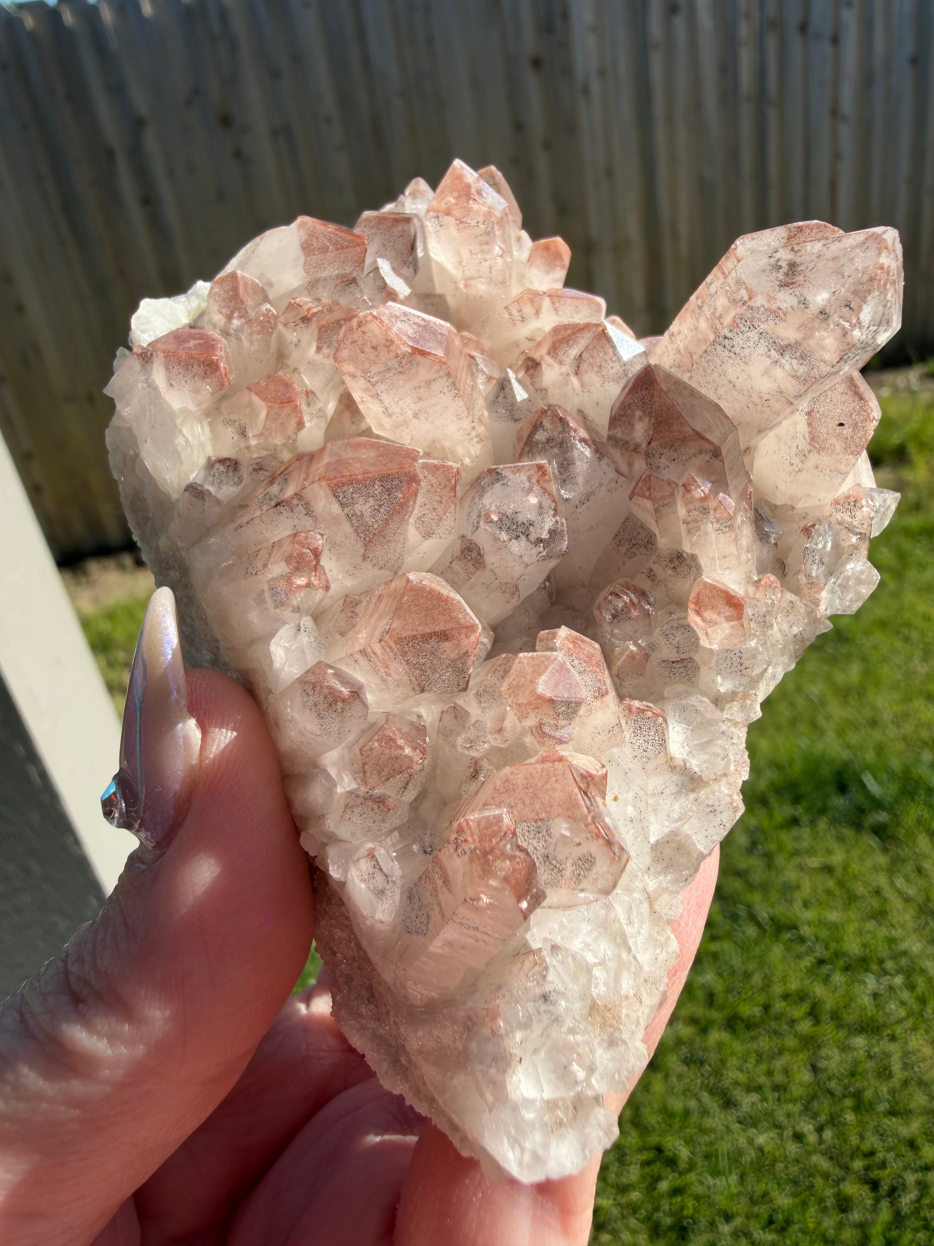 Brazilian Lithium Quartz Crystal Cluster