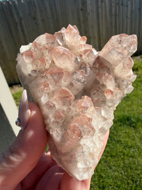 Brazilian Lithium Quartz Crystal Cluster