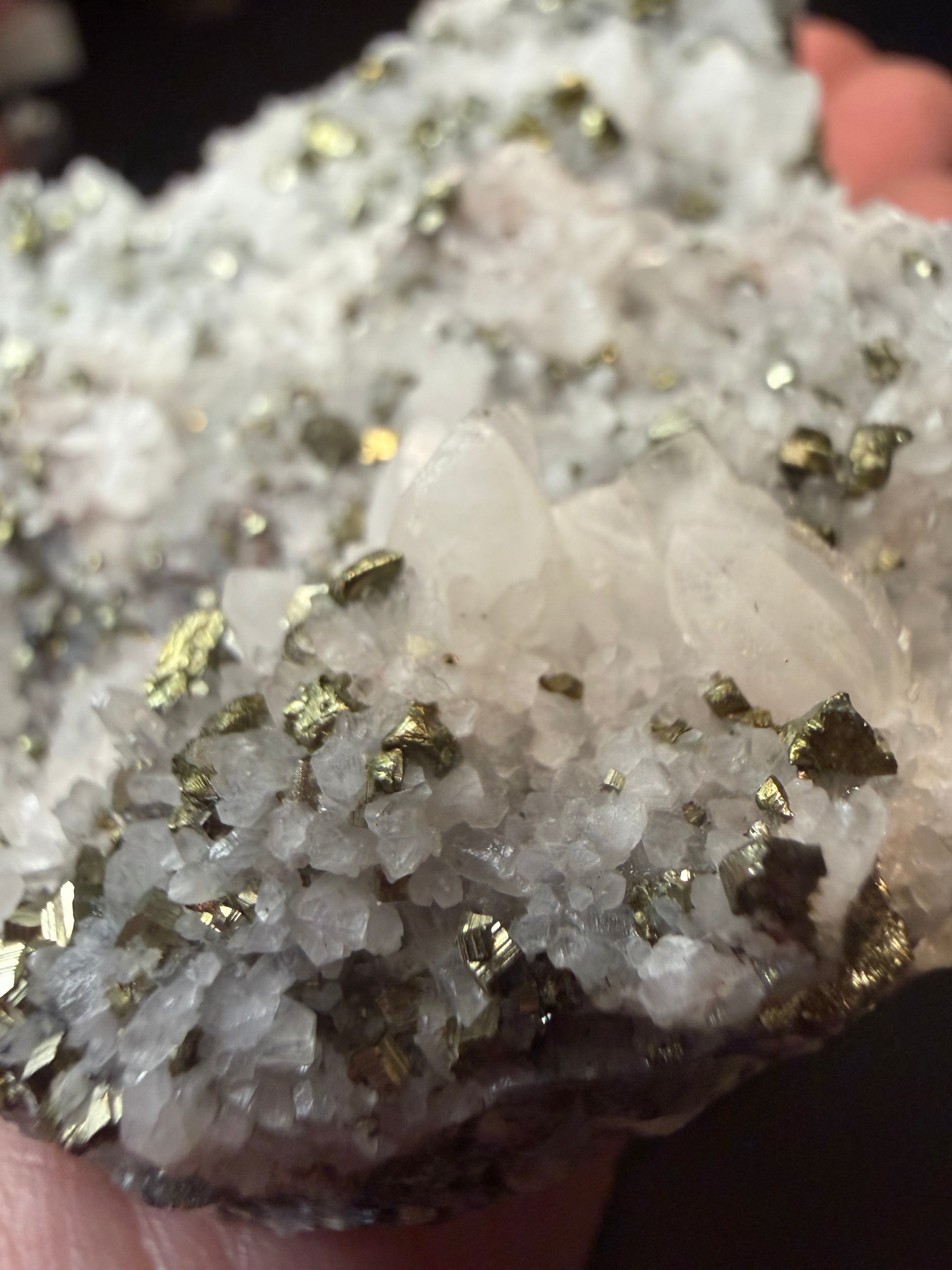 High quality Quartz with Pyrite Specimen