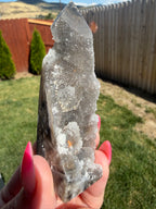 Sphalerite Druzy Tower - Sparkly Crystal Point - 3.25" Tall