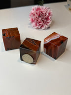Natural Sardonyx Polished Cubes