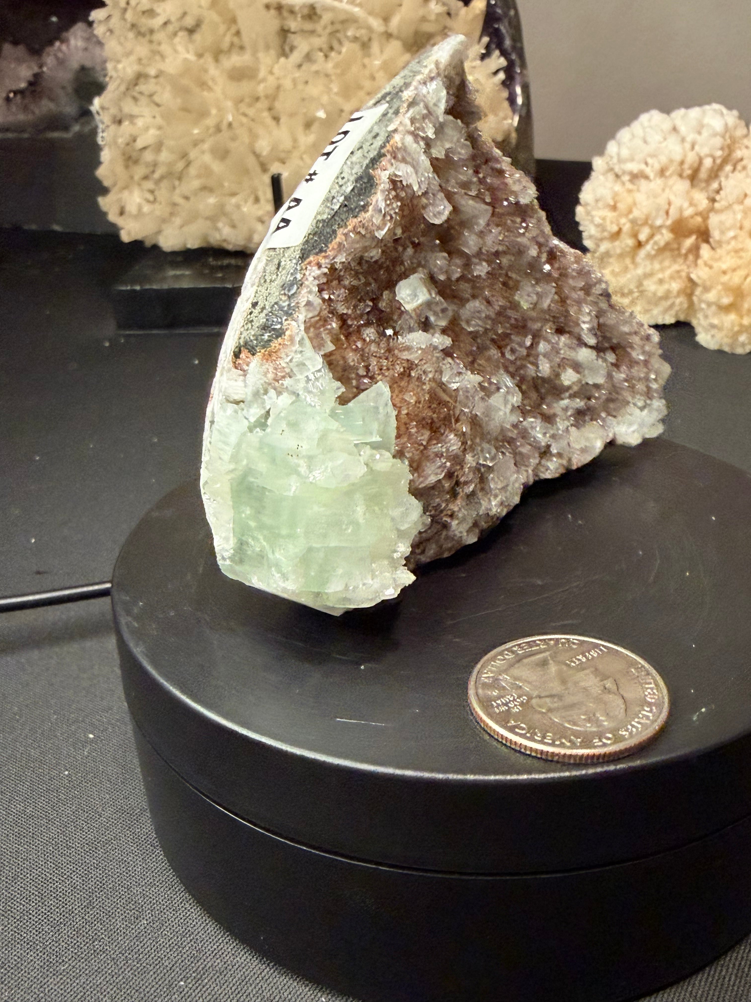 High Quality Green & Red Huelandite Specimen