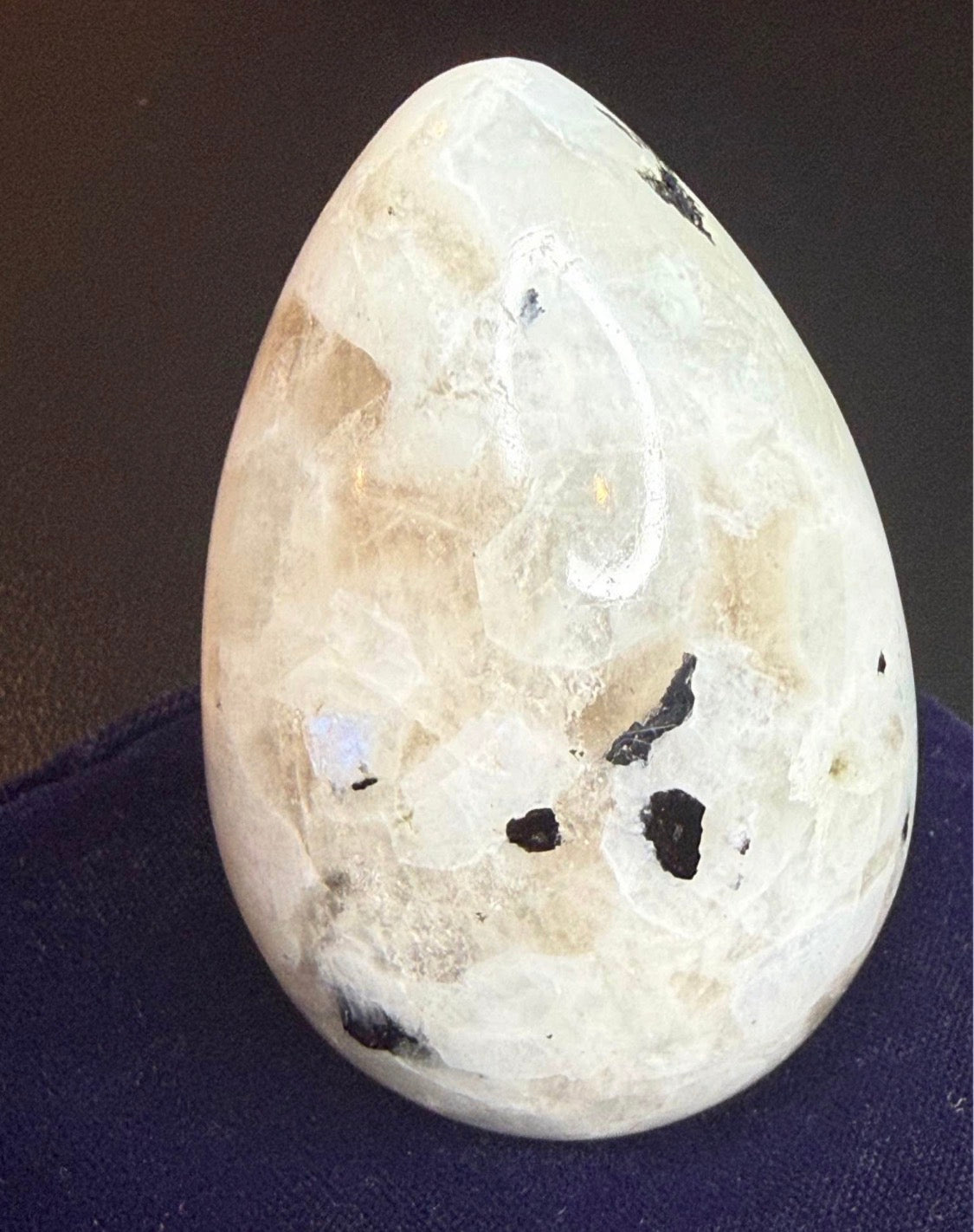 Flashy Rainbow Moonstone Egg!!