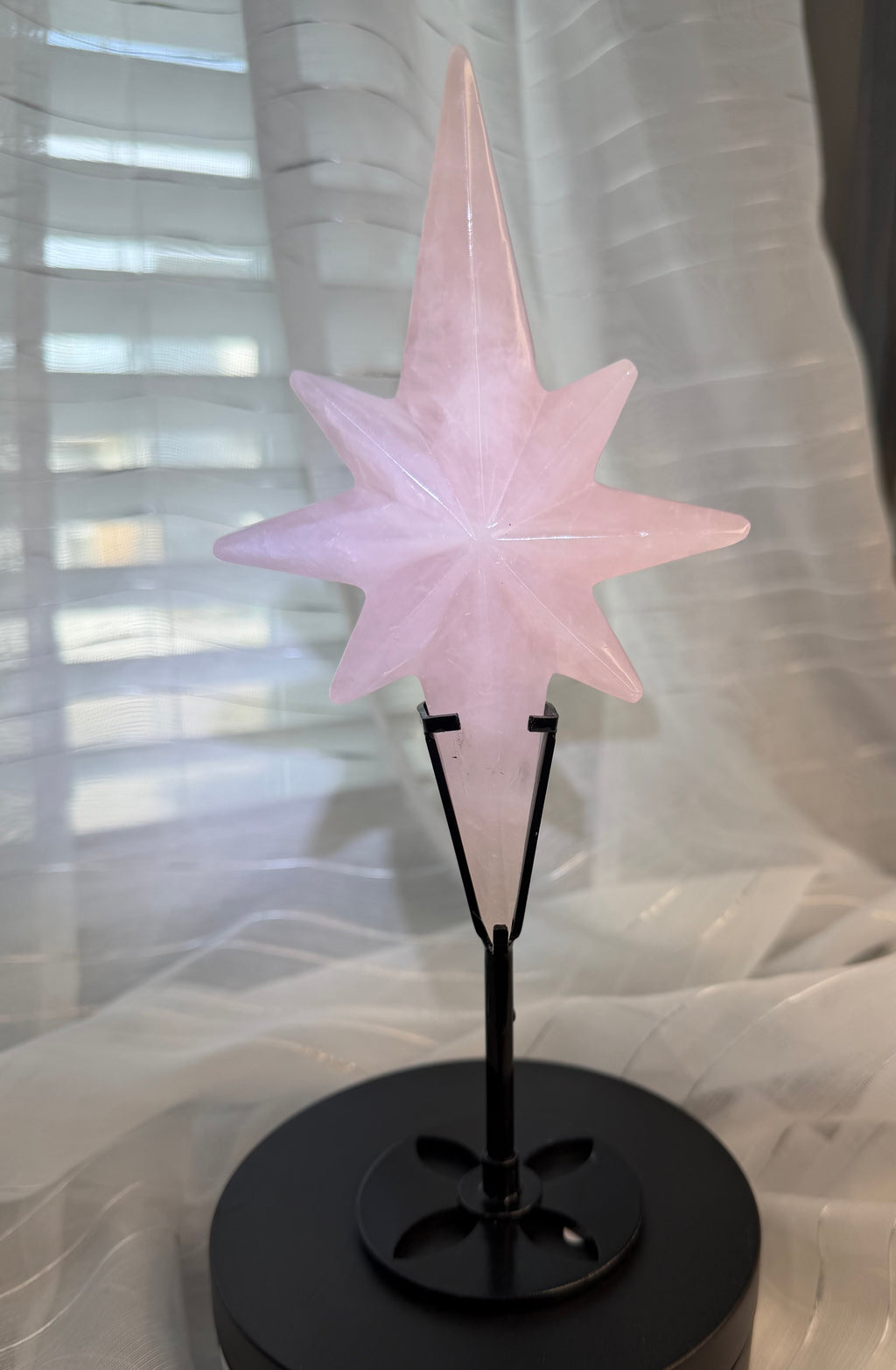 Rose Quartz Crystal North Star