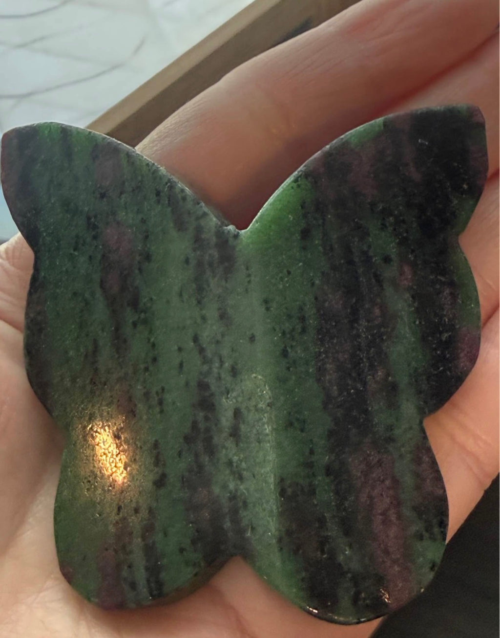 Ruby Zoisite 3D Butterfly