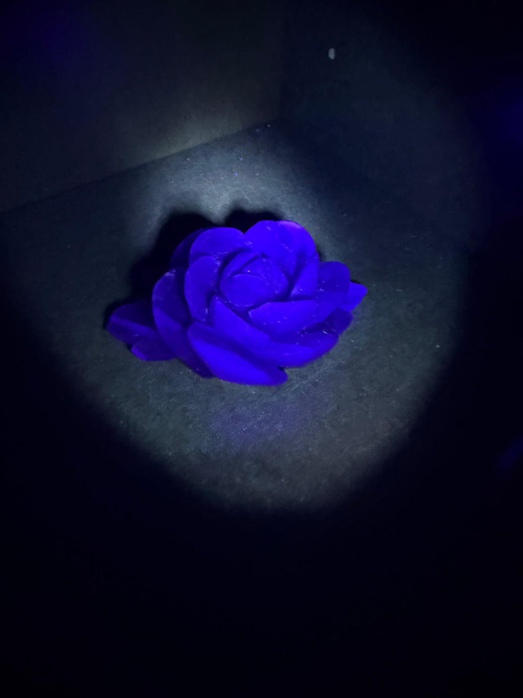 Beautiful Fluorite Rose Carving