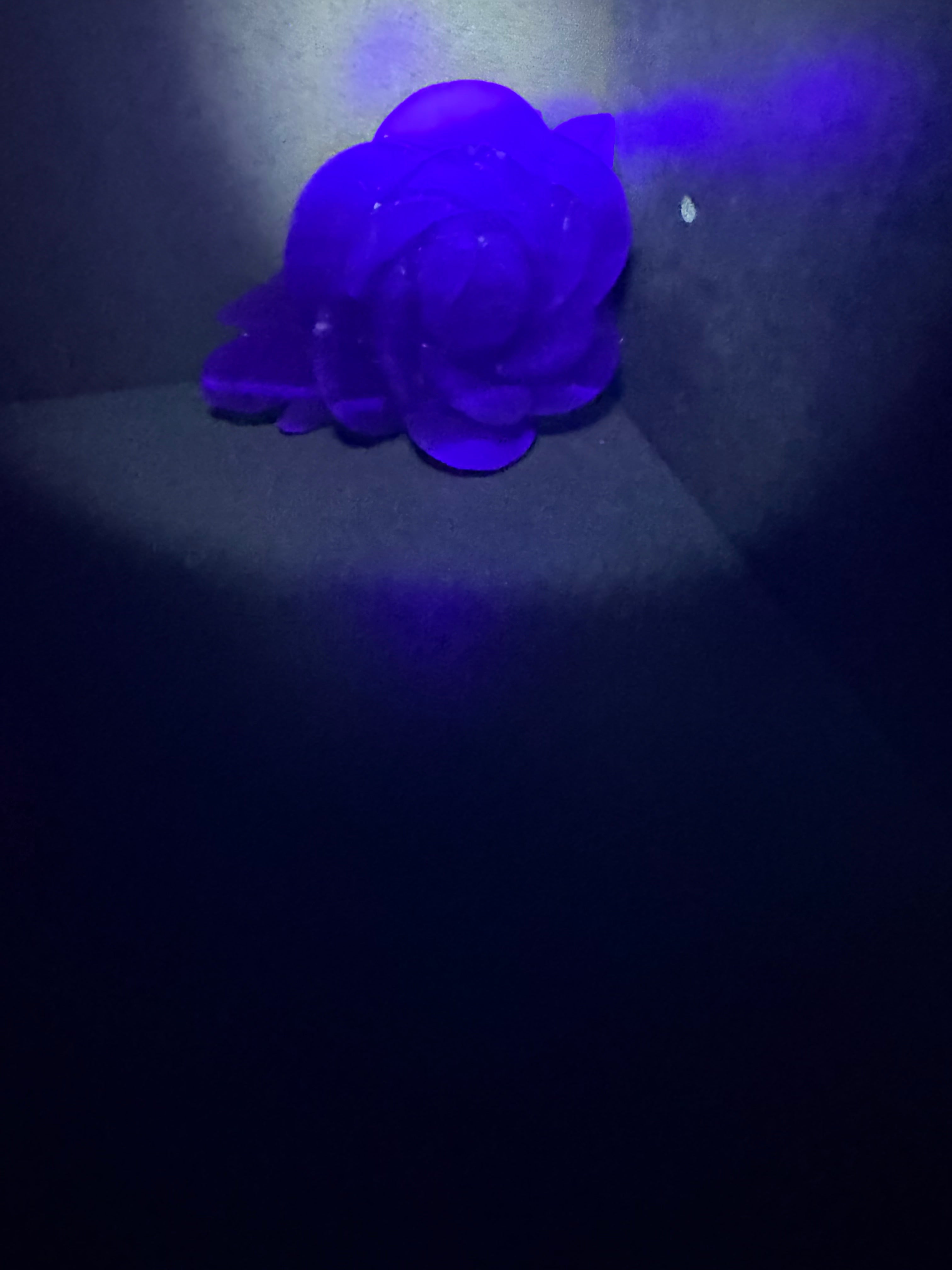 Beautiful Fluorite Rose Carving
