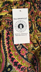 New with Tags Boho Halter Maxi Dress – Paisley Print with Tassels