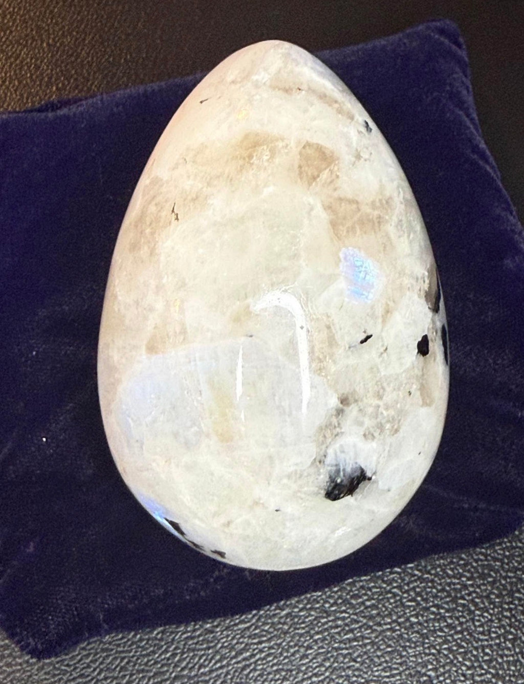 Flashy Rainbow Moonstone Egg!!