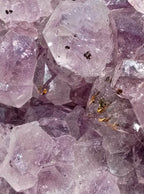 Gorgeous Natural Extra Large Purple Amethyst Display Slab with Coaxinite Inclusions- Statement Piece