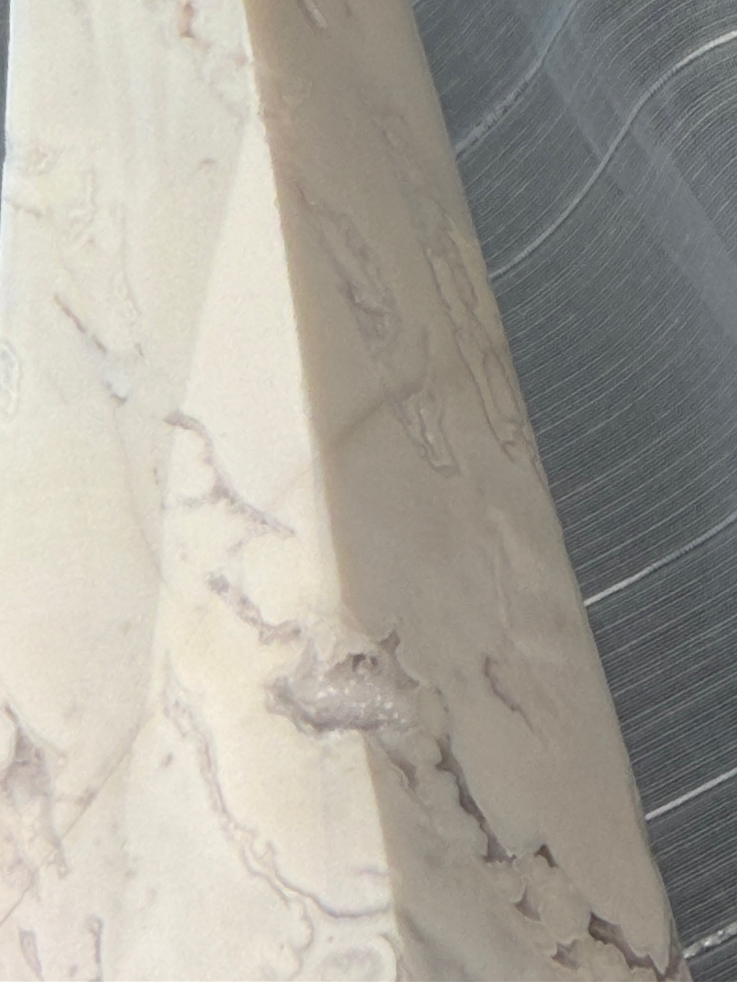 Polished White Druzy
Quartz Tower Obelisk -
Natural Mineral Specimen