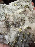 High quality Quartz with Pyrite Specimen