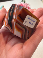 Natural Sardonyx Polished Cubes