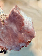 Large Pink Amethyst Slab with Druzy - 2lb 5.6oz - Brazil - Double Sided