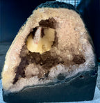 Beautiful Amethyst Cathedral with Calcite Feature