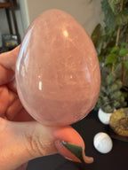 Rose Quartz Crystal Egg