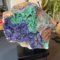 Large Azurite & Malachite Specimen on Stand