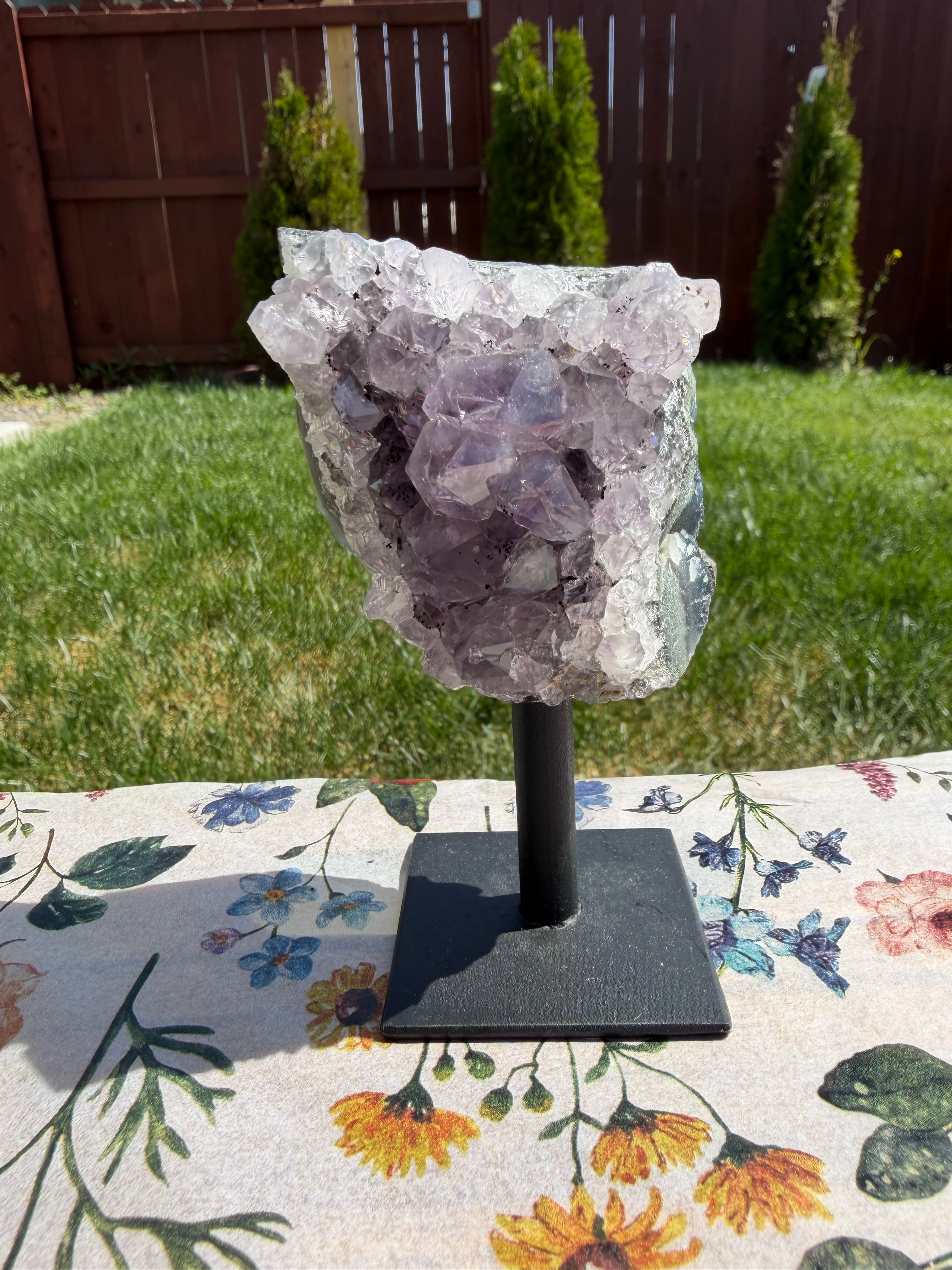 Beautiful Amethyst Crystal with Stand