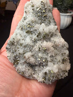 High quality Quartz with Pyrite Specimen