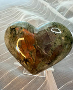 Labradorite Polished
Stone Heart 3.5" - Flashy
Iridescent Mineral
Specimen