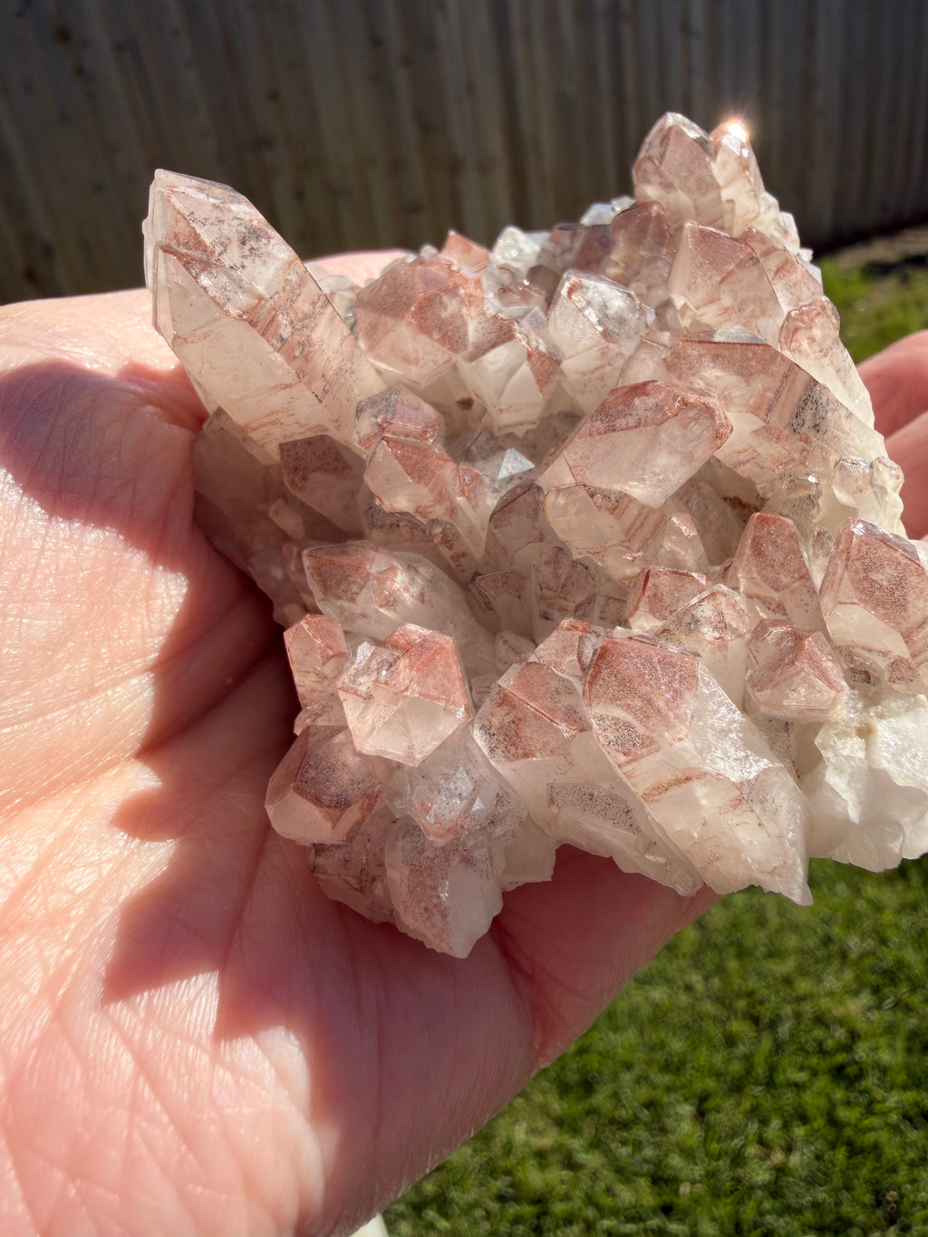 Brazilian Lithium Quartz Crystal Cluster