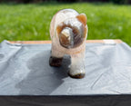 Druzy Agate Hand Carved Bear
