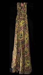 New with Tags Boho Halter Maxi Dress – Paisley Print with Tassels