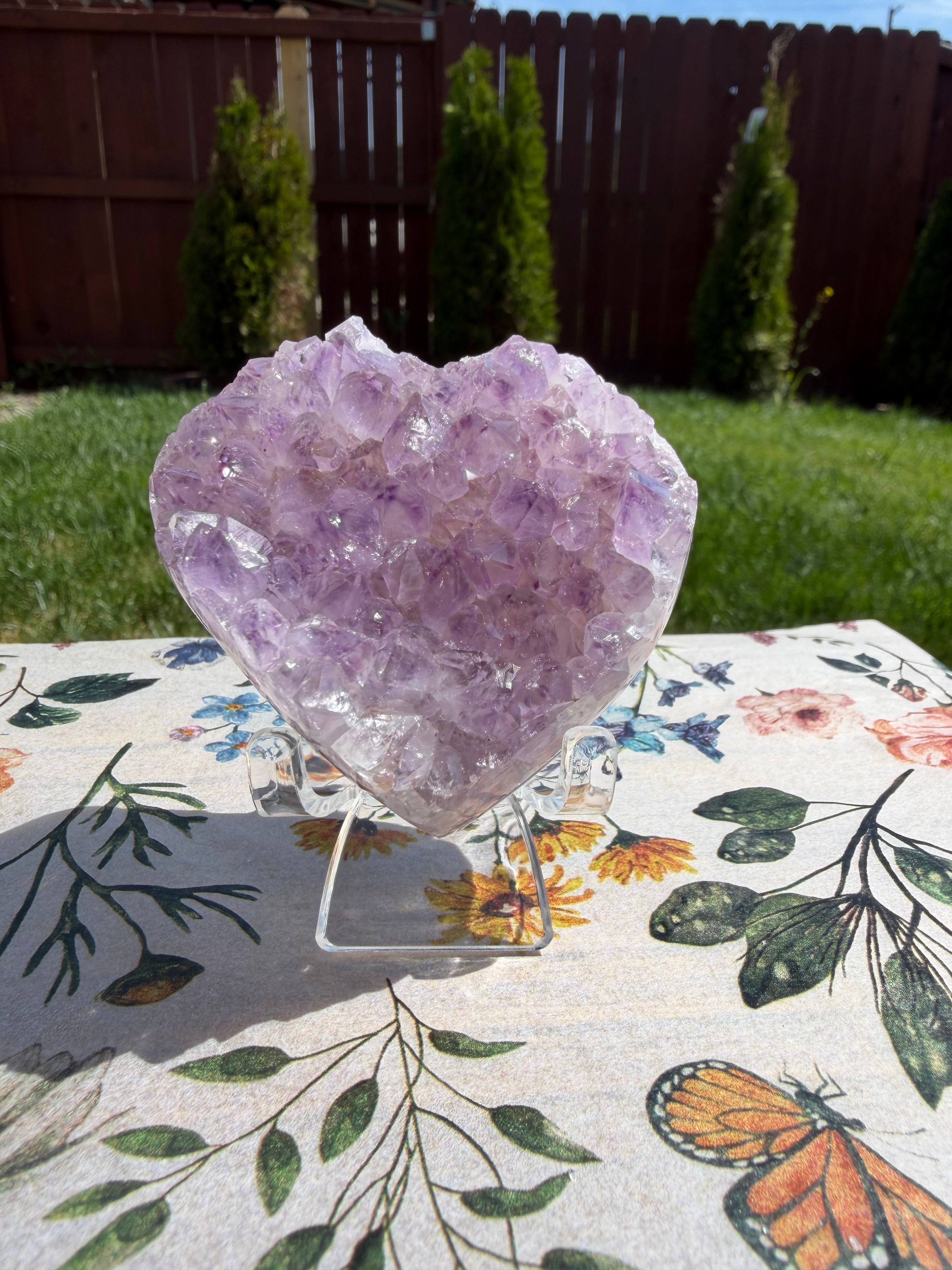 💜 Sparkling Amethyst Heart 💜