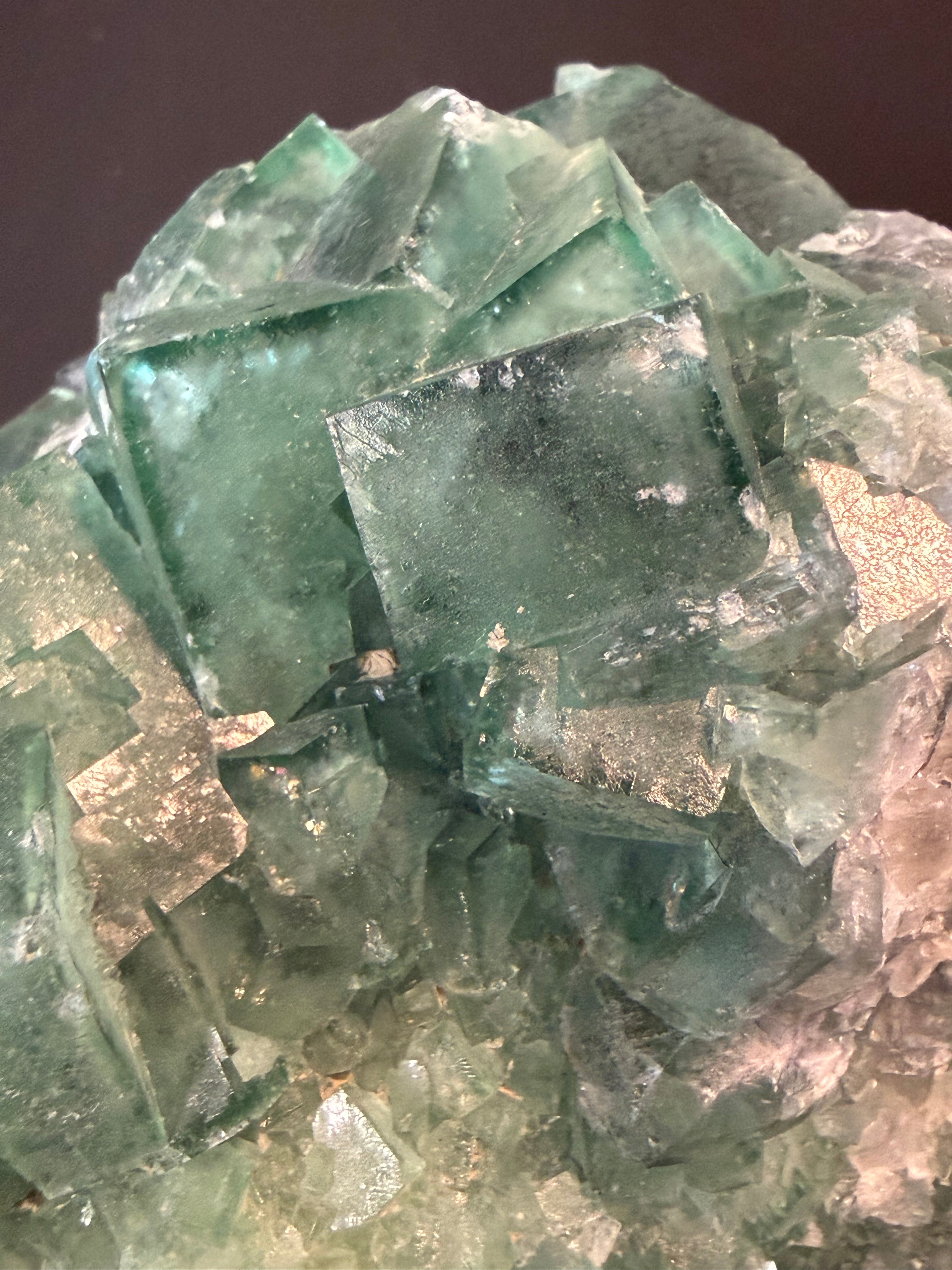 Stunning Green Fluorite Cluster – UV Reactive