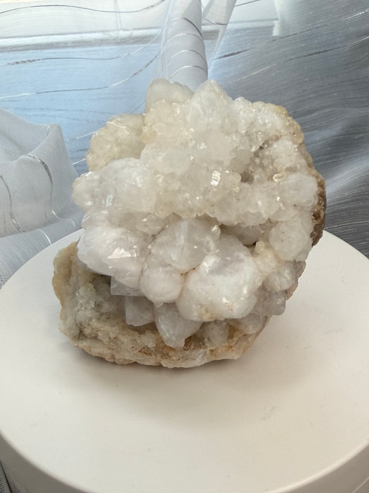 UV Reactive Moroccan Flower Quartz Crystal - 8.6oz