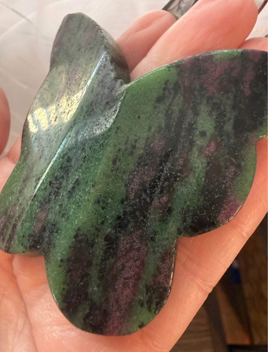 Ruby Zoisite 3D Butterfly