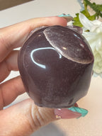 Purple Aventurine Snake Skull Carving! Unique piece!