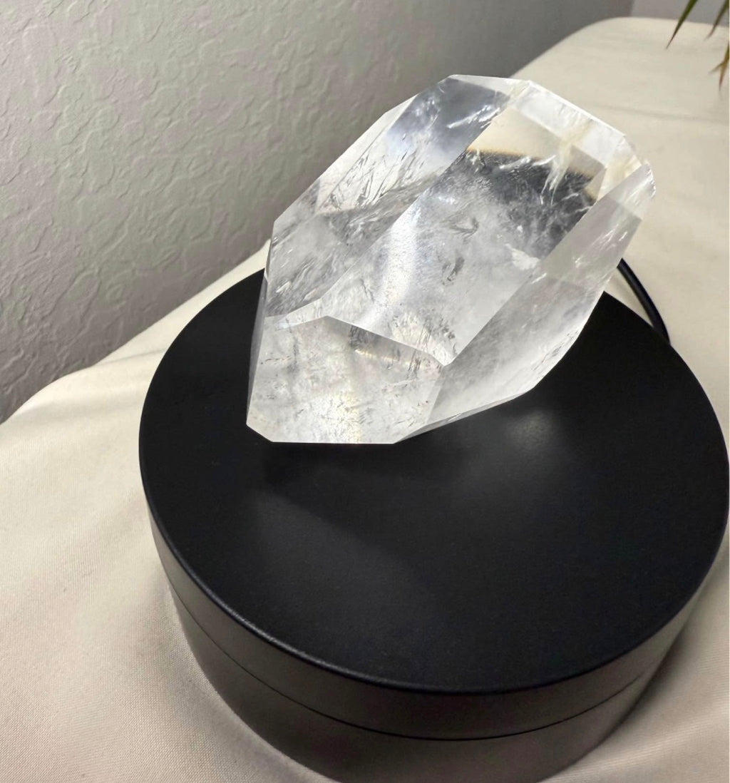 Clear Quartz Freeform with Rainbows
