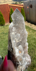 Sphalerite Druzy Tower - Sparkly Crystal Point - 3.25" Tall